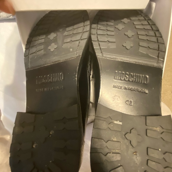 MOSCHINO LOAFERS worm once perfect condition. Work or Play this stylish loafer - Picture 5 of 5